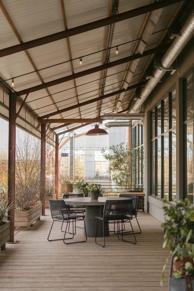 Steel Frame Urban Backyard Shelter