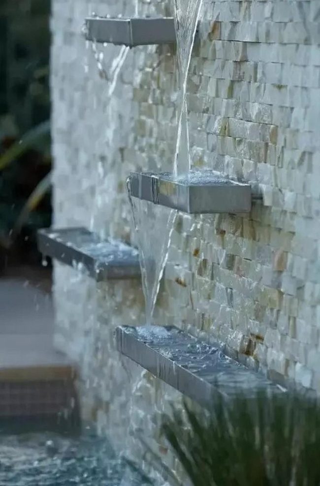 Cascading Stone Water Feature