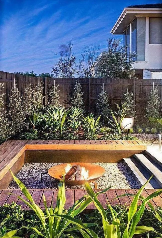 Sunken Fire Pit Gathering Circle