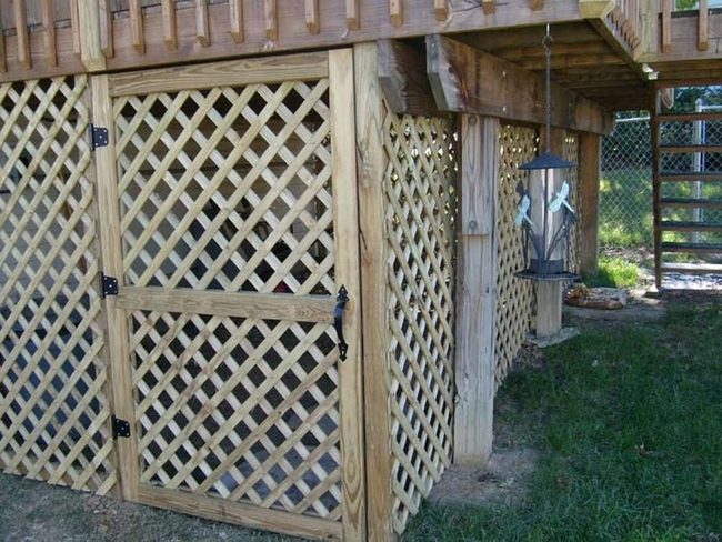Deck Storage Door Solution