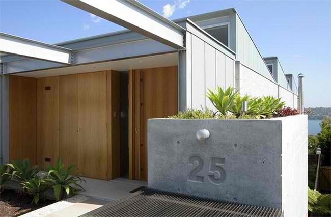 Pressed Concrete Address Numbers