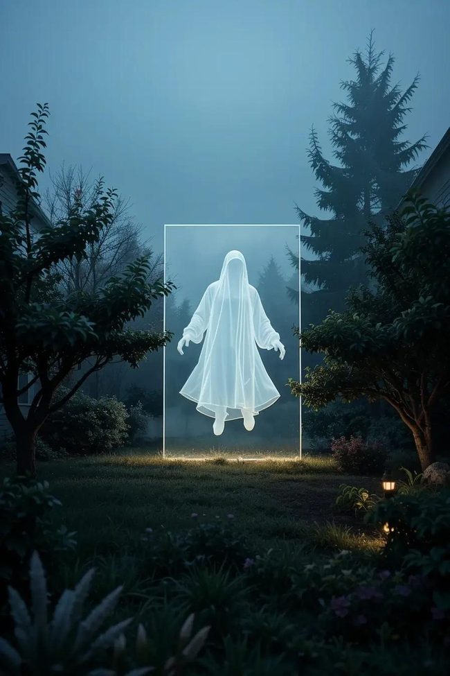 Floating Holographic Ghost Projections