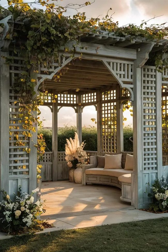 Self-Built Backyard Shade Structure