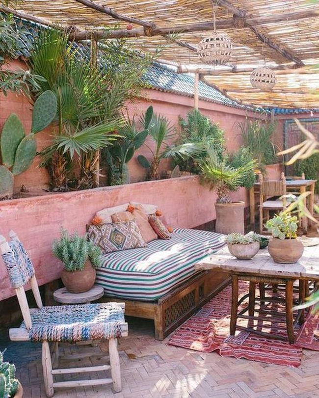 Terracotta Palms And Desert Spikes