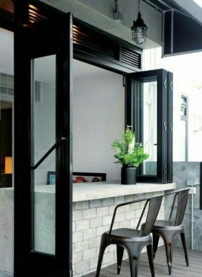 Gray Brick Industrial Light
