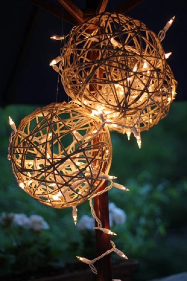 Hemp Twine Garden Lanterns