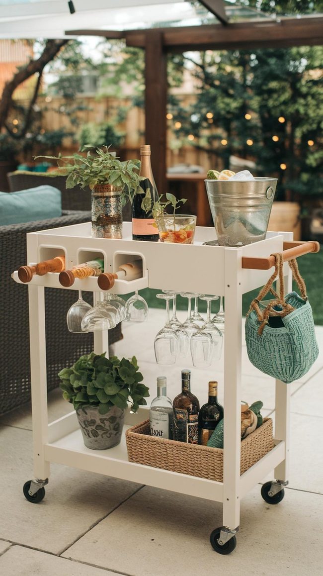 Mobile Alfresco Living Bar Station