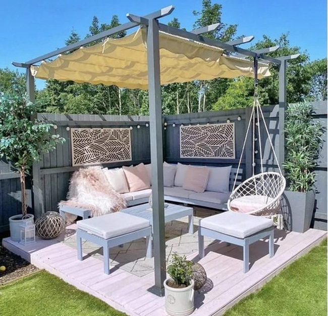 Metal Lattice Garden Privacy Screens