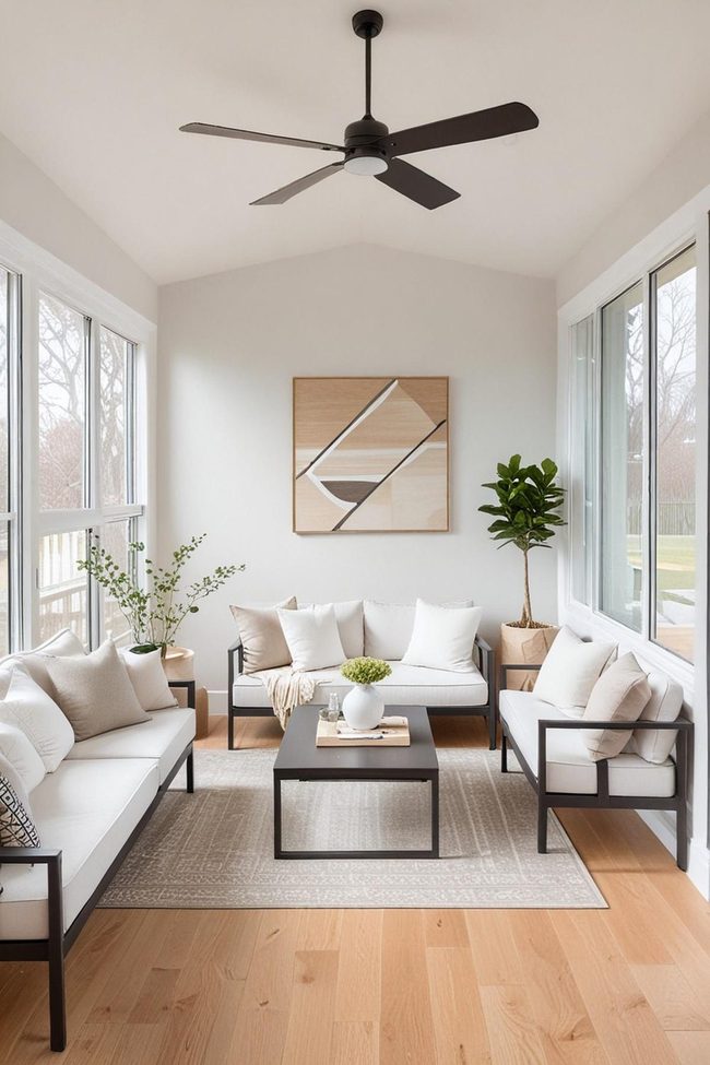 Neutral Sculptural Porch Layers