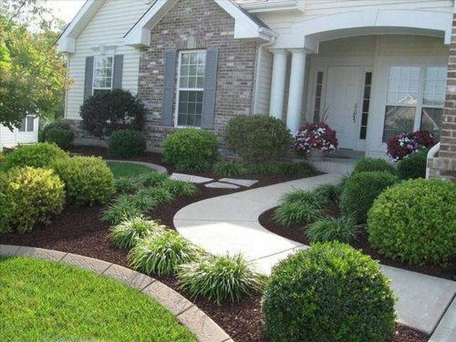 Geometric Stone Pathways Through Green