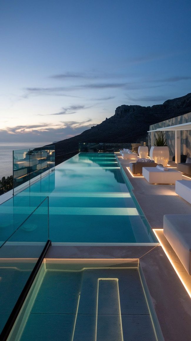 Glass Edge Vanishing Horizon Pool