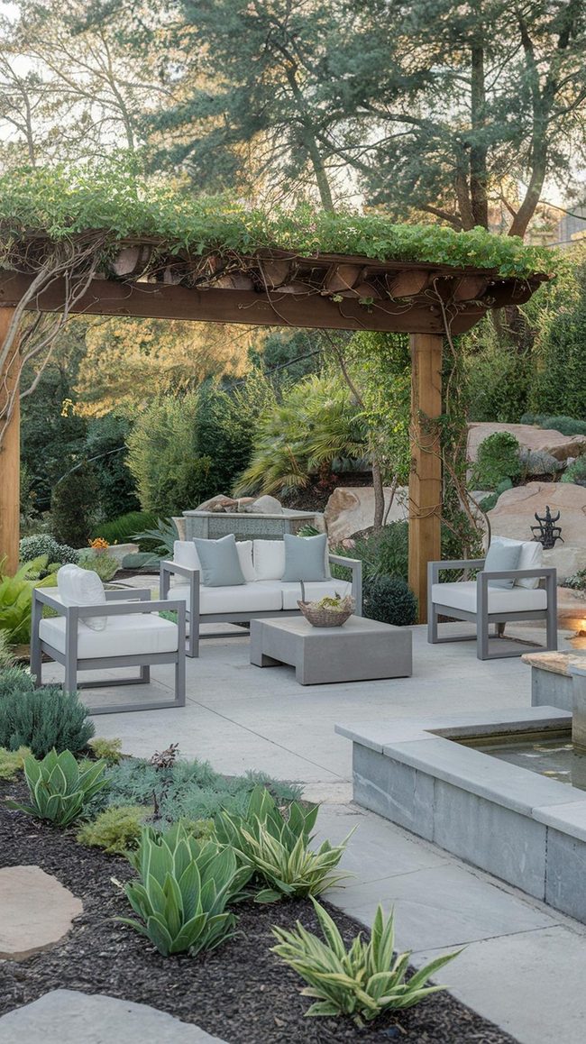Backyard Retreat with Hanging Hammock