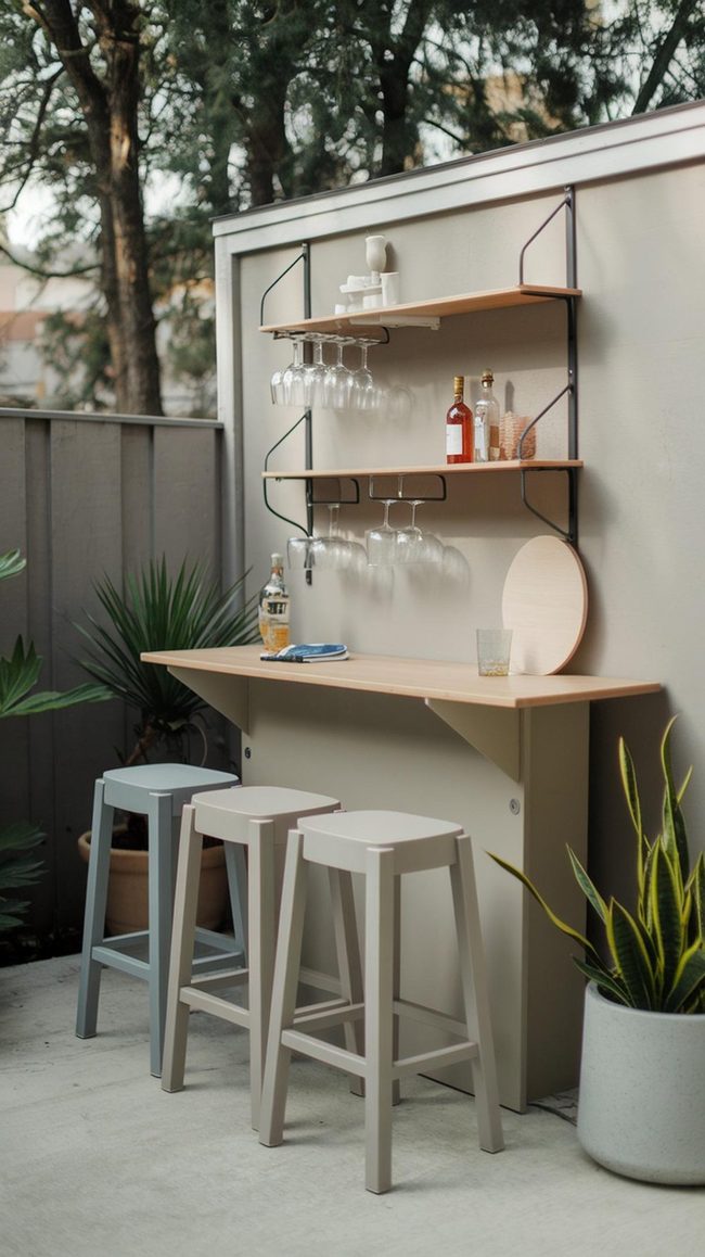 Vertical Bar for Tiny Spaces
