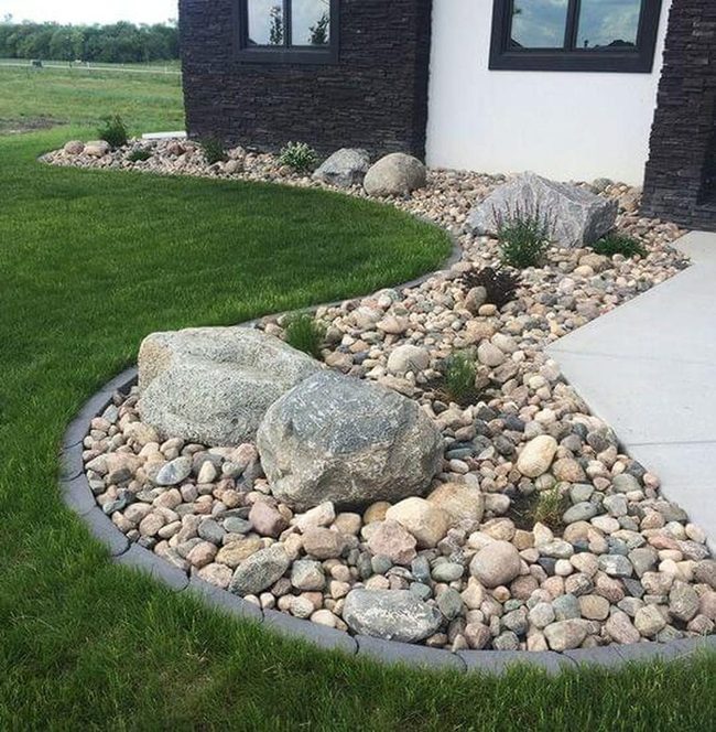 Garden Stones And Living Green