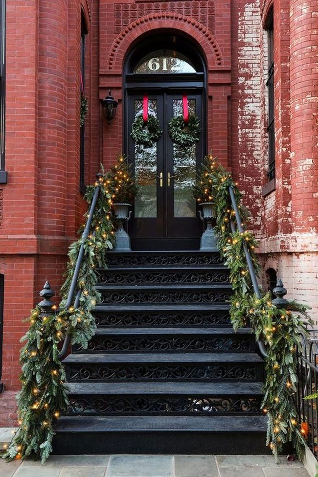 Black Doors Red Brick Splendor
