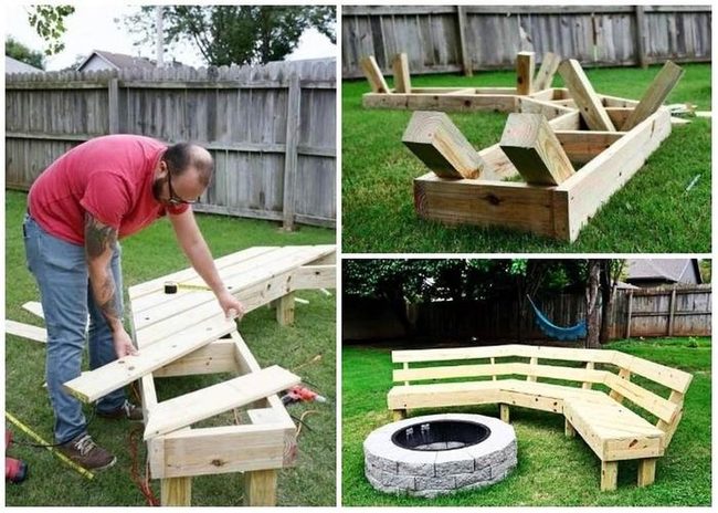 Durable Wood Garden Seating