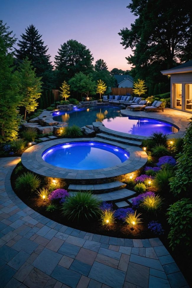 Curved Deck LED Glow