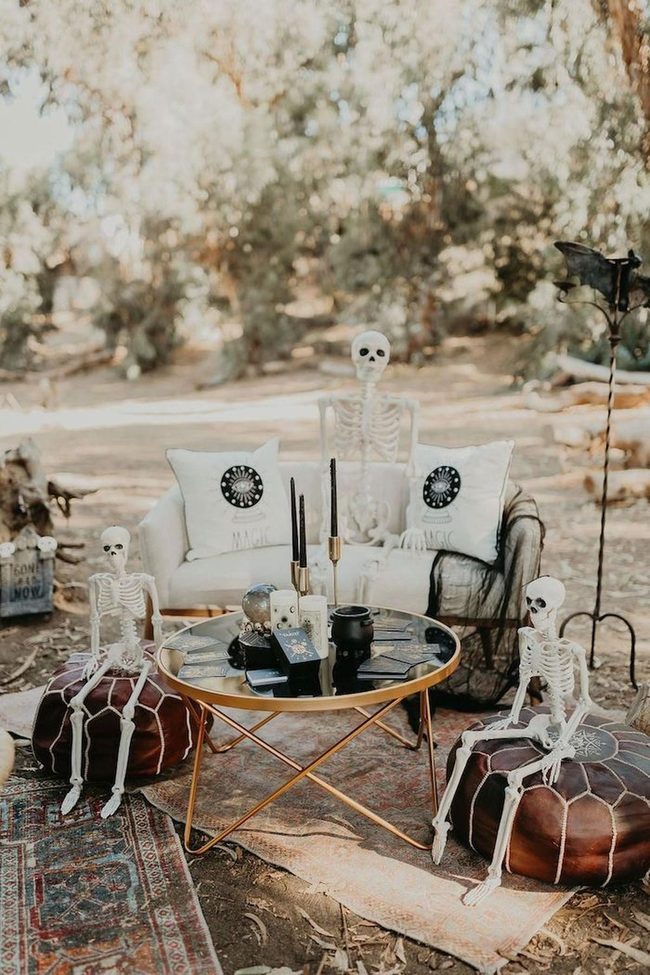 Skeleton Dinner Party Elegance