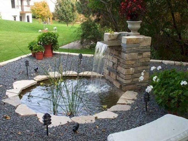 Cascading Water Retreat Space