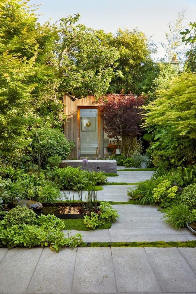 Stone Paths Through Living Green