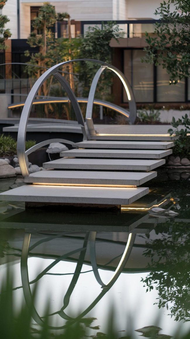 Concrete and Glass Over Water