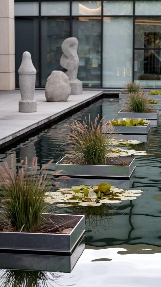 Floating Flowers Transform Water Surfaces