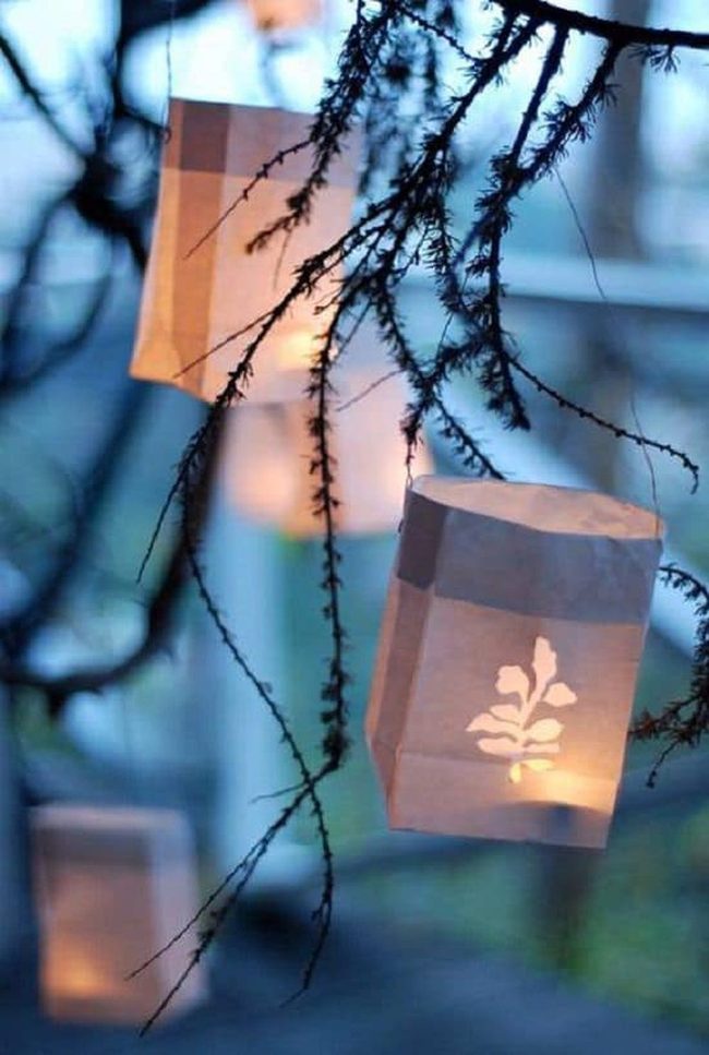 Brown Paper Bag Luminaries