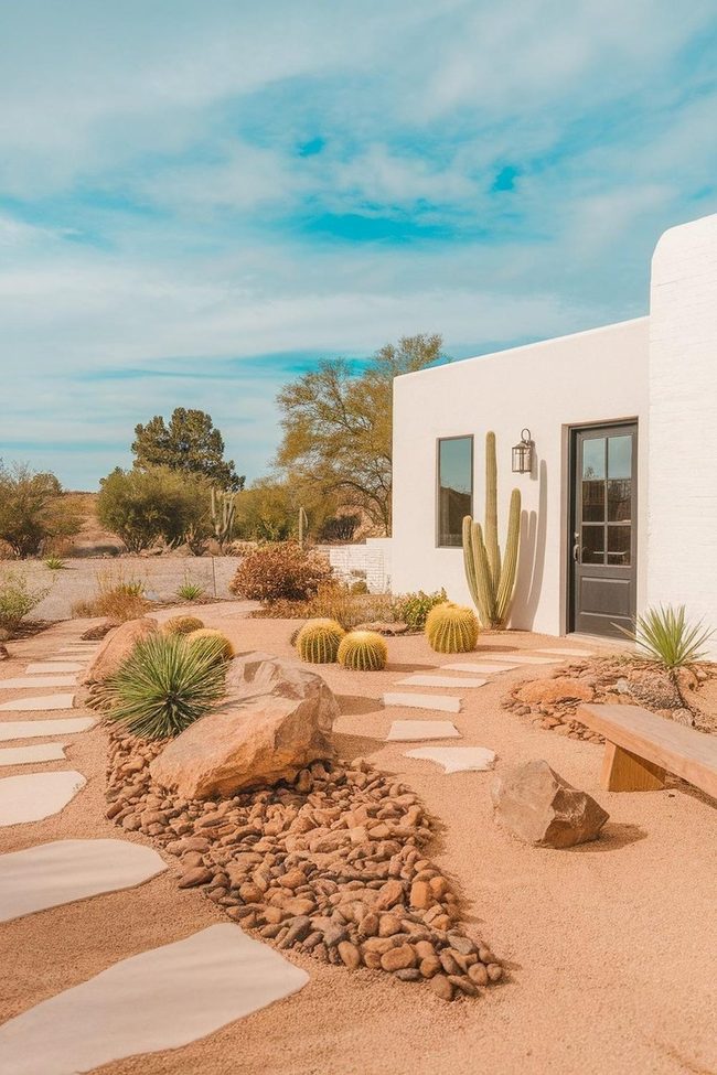 Desert Green Native Landscape