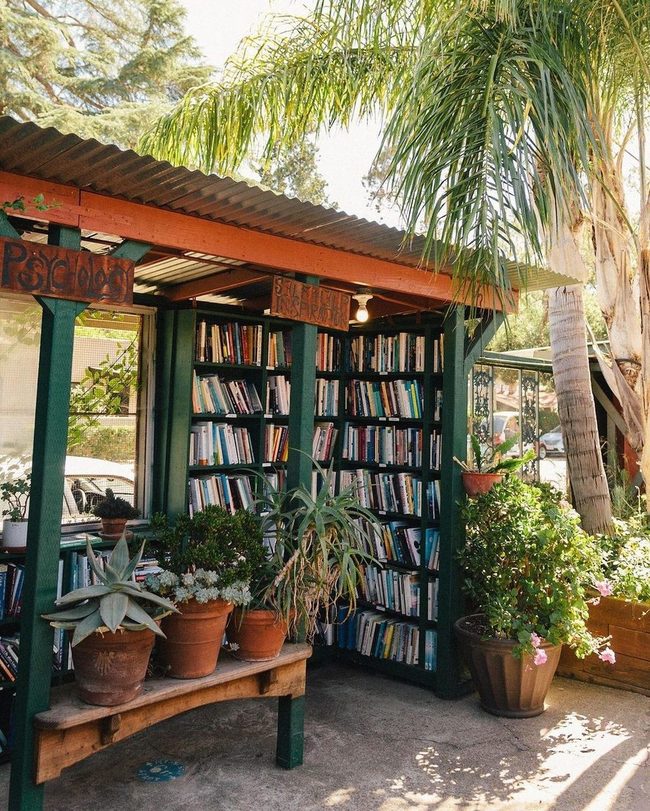 Metal Roof Reading Corner Outdoors