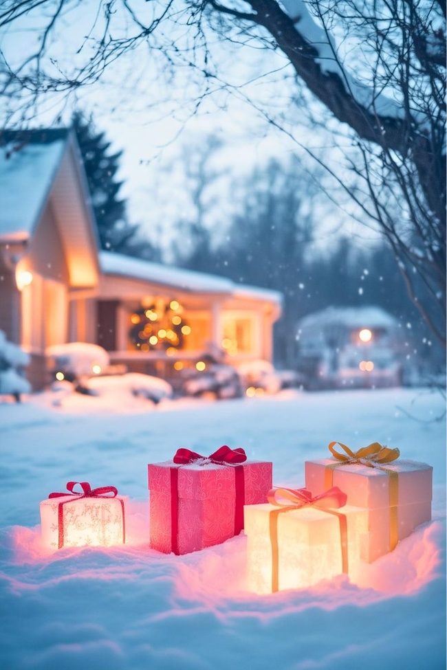 Illuminated Boxes For Outdoor Living Spaces