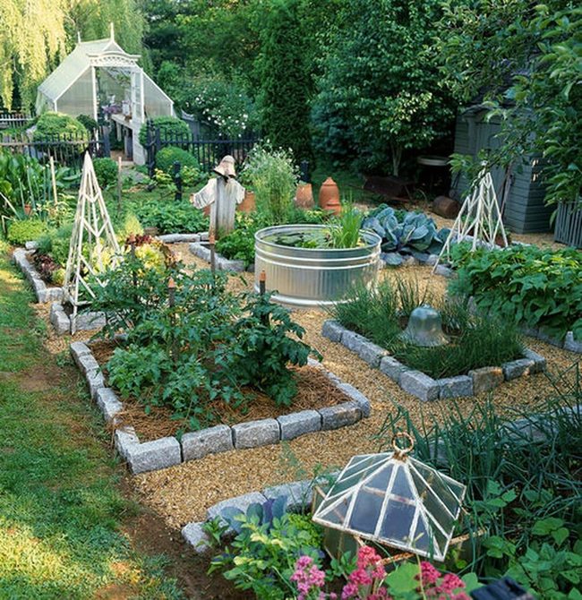 Pebble Bed Herb Garden Basics
