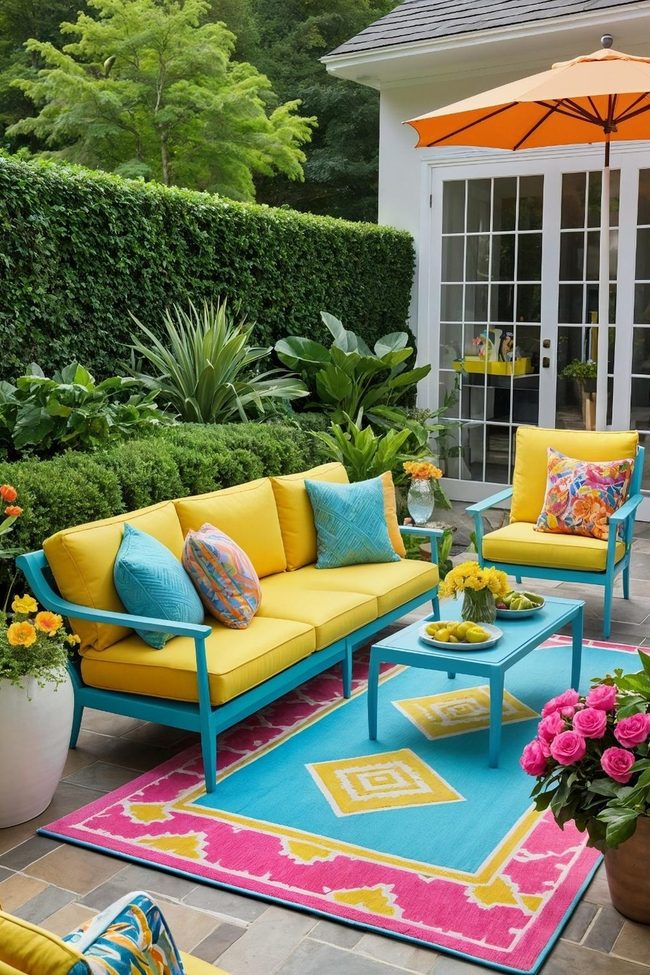 Gentle Patio Furniture Steals The Show