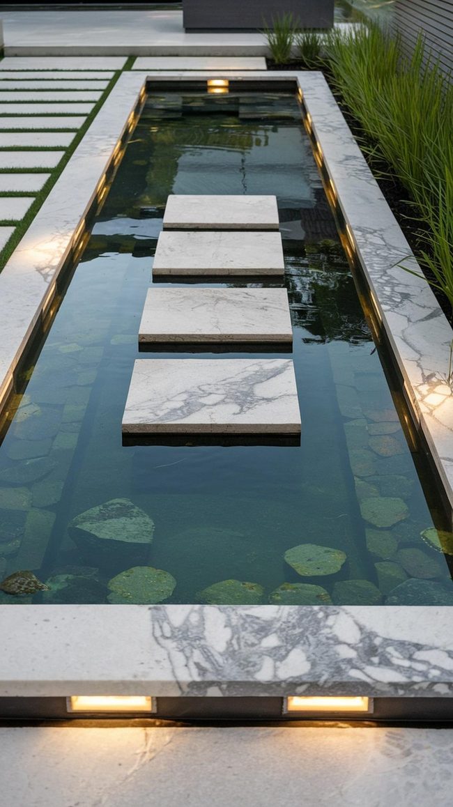 Sharp Edged Water Geometry