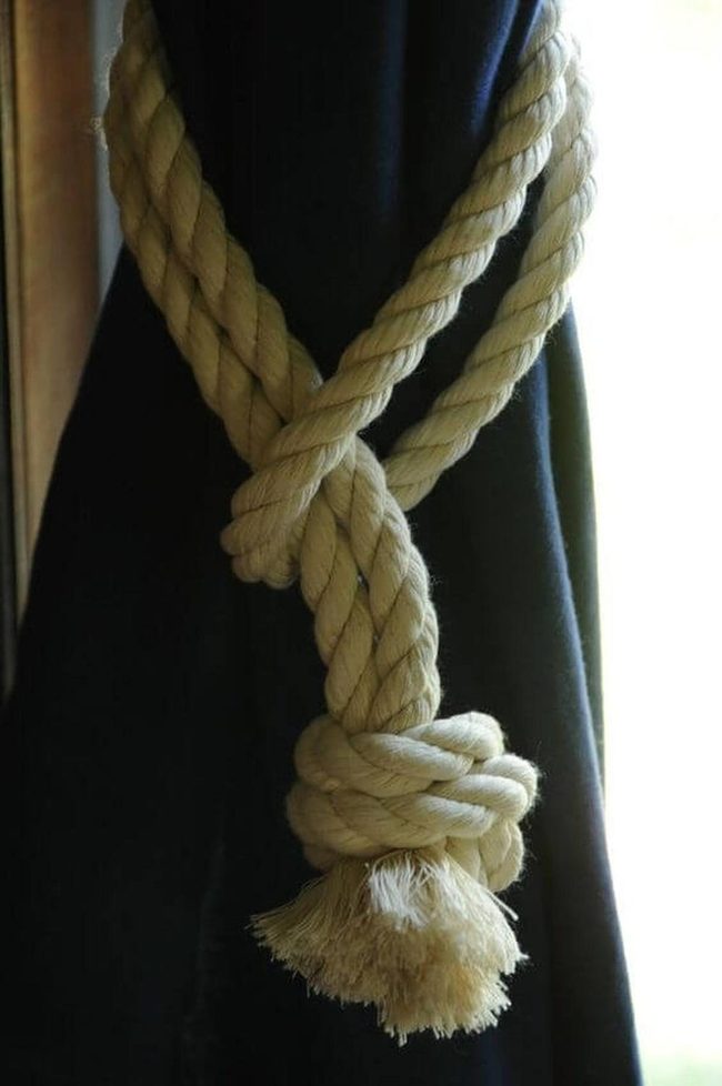 Natural Fiber Curtain Ties