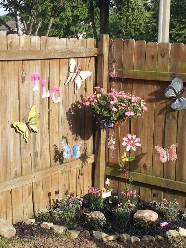 Butterflies And Cascading Garden Layers