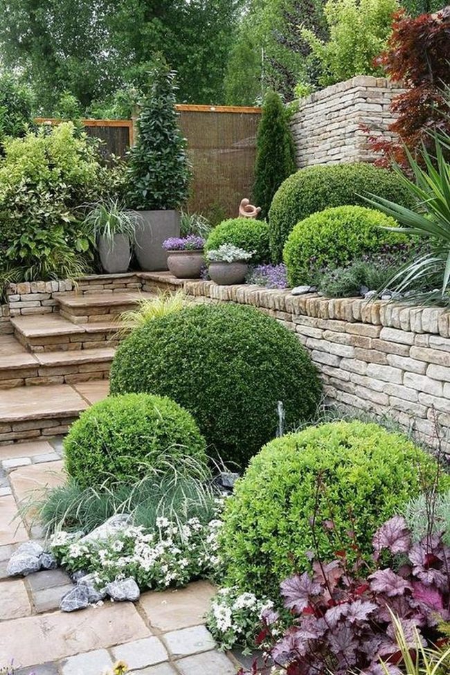 Stone Pathways Through Purple Blooms