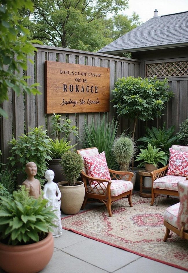 Handmade Sculptures Mixed Style Yard