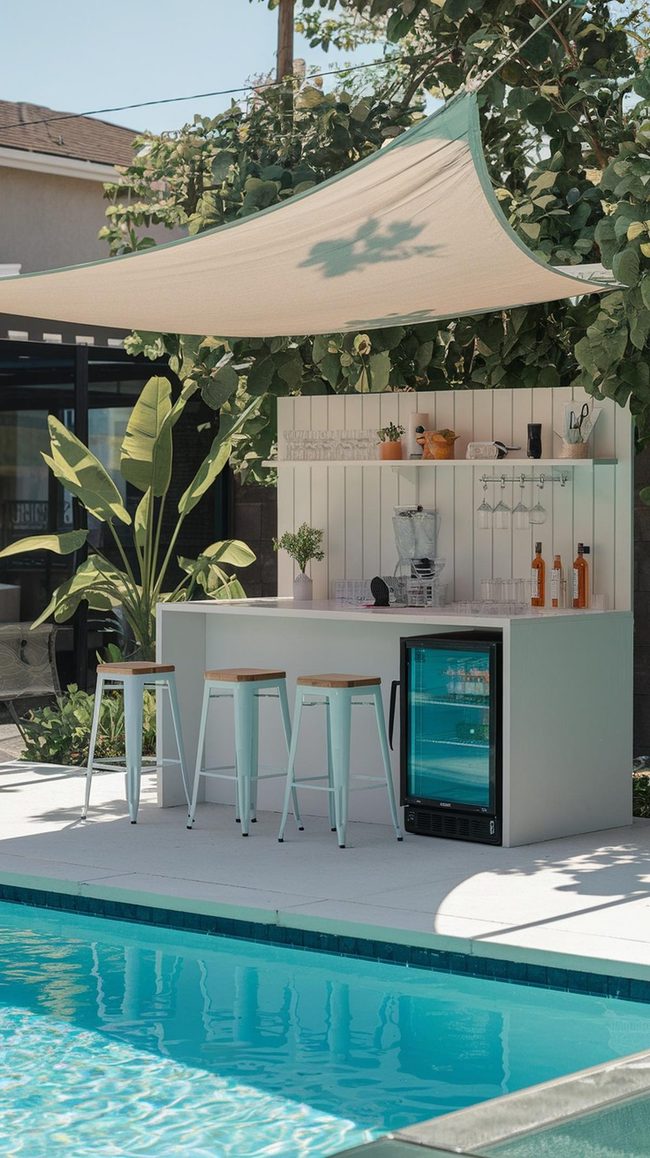 Waterproof Backyard Bar Counter