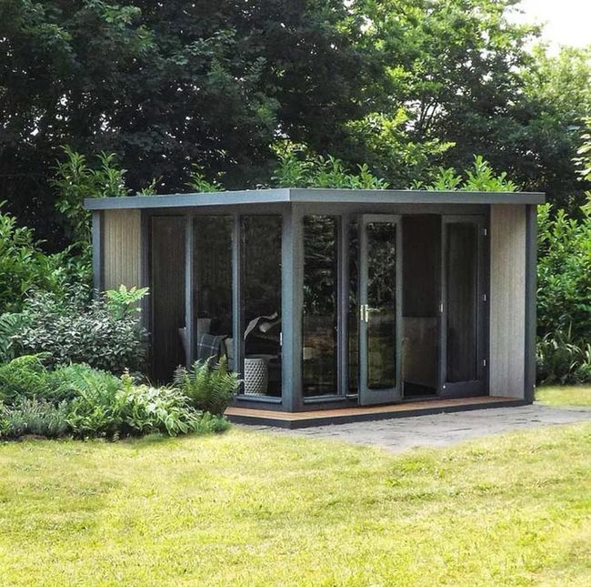 Black Glass Garden Retreat