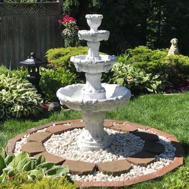 Majestic Lion Head Water Feature