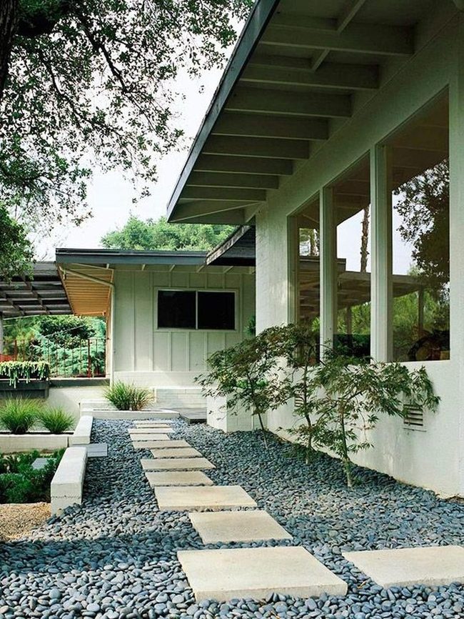 Sunlit Rooms Merge Inside Outside