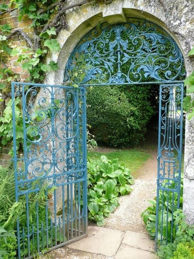 Stone Arch With Climbing Ivy