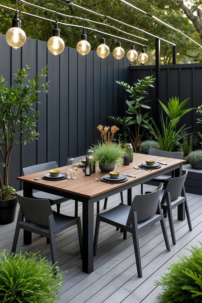 Recycled Plastic Terrace Furniture Collection