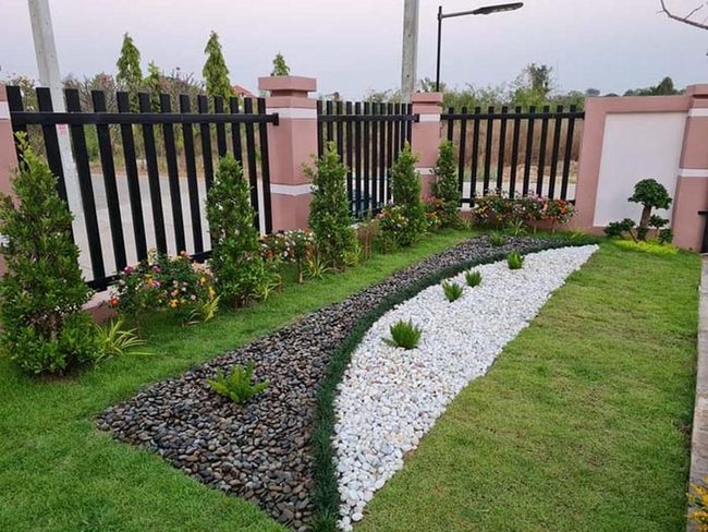 Stone Border Garden Landscape