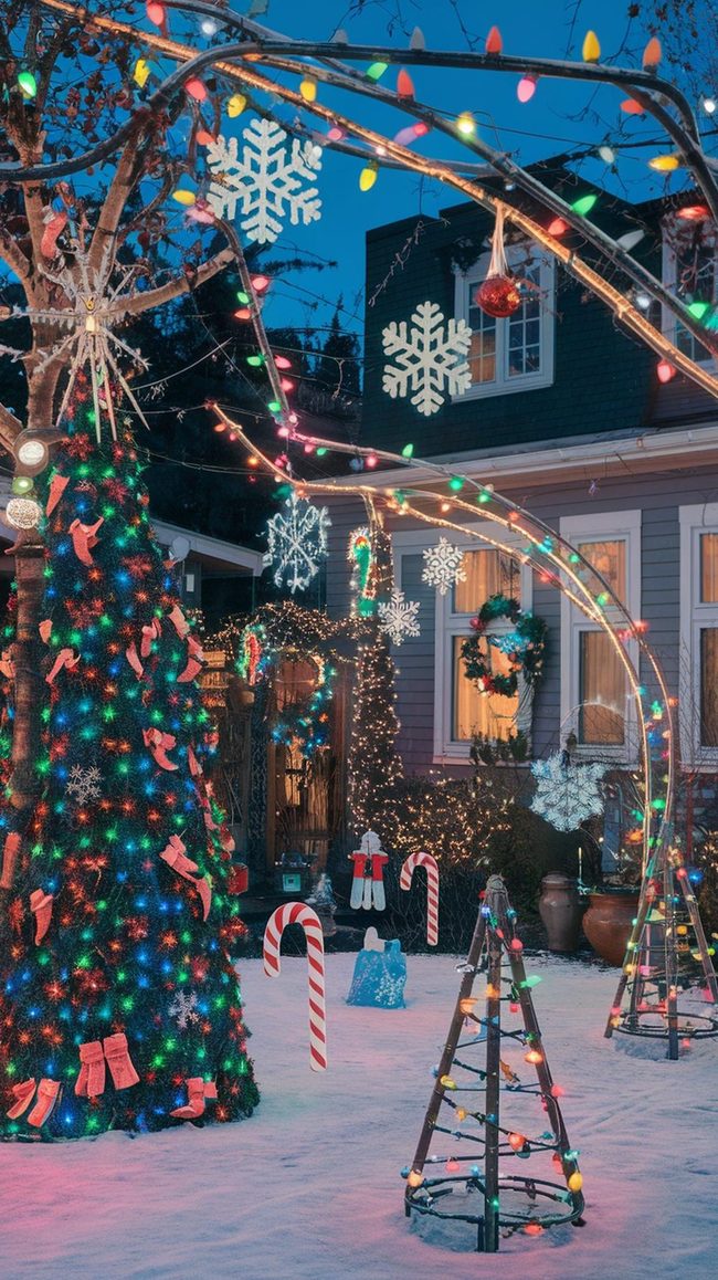 Music-Synced Holiday Lights Dancing