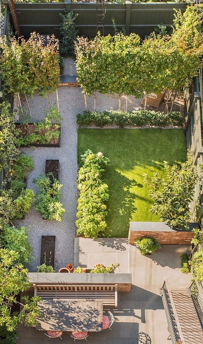 Red Cushions Garden Escape