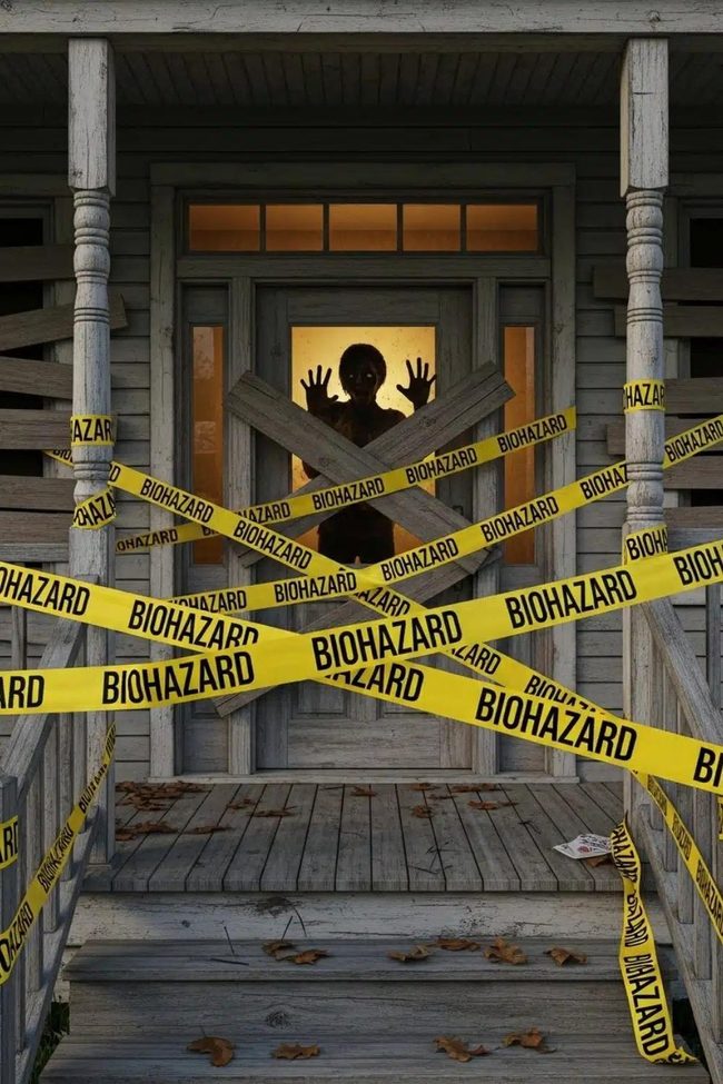 Zombie Outbreak Porch Barricade Design
