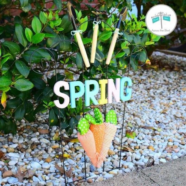 Dollar Store Garden Creativity