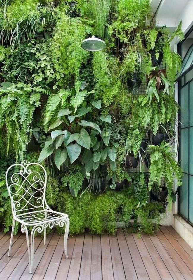Vertical Green Privacy Screens