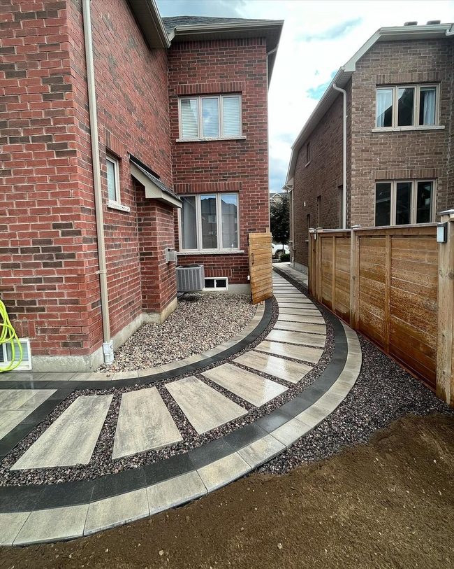 Concrete And Stone Urban Path